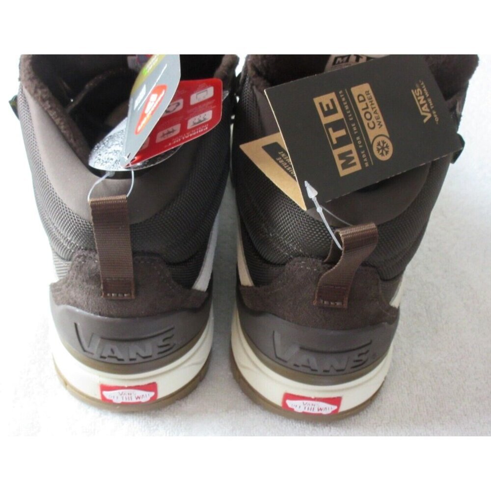 Vans Men's UltraRange Exo Hi MTE-2 All Weather Boots Demitasse Brown Size 11 NIB - Picture 5 of 6